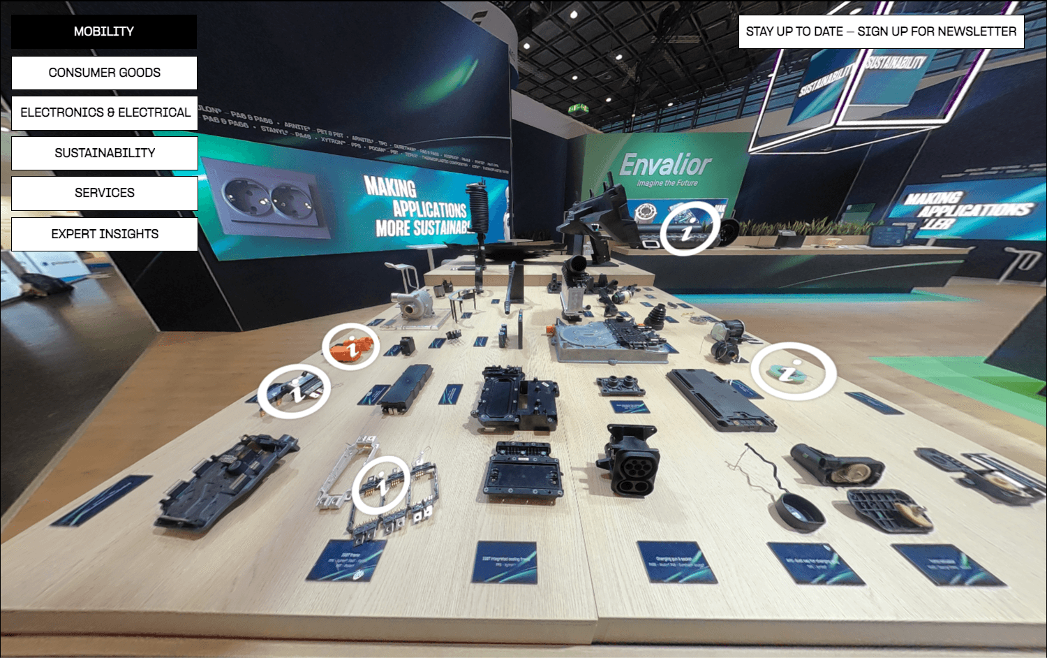 360 tour - Envalior Booth